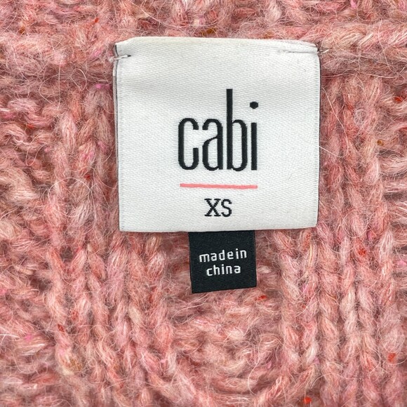 CABI Confection Wool Alpaca Silk Blend Cable Knit Cardigan Sweater Size XS - Picture 5 of 6